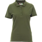 Polo da Lavoro Venice Donna Manica Corta con Rinforzi Laterali in 100% Cotone - Payper