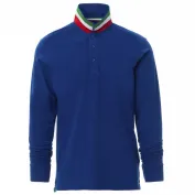 Polo a Manica Lunga Long Nation con Effetto Perlato in Cotone - Payper