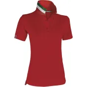 Polo Nation Donna a Manica Corta con Nastro di Rinforzo Laterale - Payper