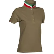 Polo Nation Donna a Manica Corta con Nastro di Rinforzo Laterale - Payper