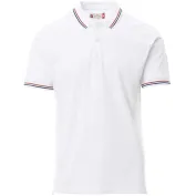 Polo Unisex France Manica Corta con Tricolore a Contrasto - Payper