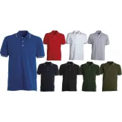 Polo Unisex ITALIA Manica Corta con Tricolore a Contrasto - Payper