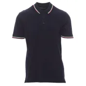 Polo Unisex ITALIA Manica Corta con Tricolore a Contrasto - Payper