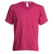 T-shirt Collo a V Manica Corta in 100% Cotone V-Neck Donna - Payper