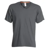 T-shirt Collo a V Manica Corta in 100% Cotone V-Neck Donna - Payper