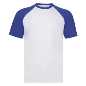 T-shirt da Lavoro Fruit of The Loom Baseball in Cotone a Girocollo T-shirt da Lavoro Fruit of The Loom Baseball in Cotone a Girocollo