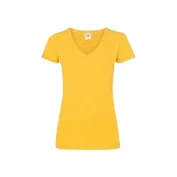 T-shirt da Lavoro Valueweight Ladies con Scollo a V Fruit Of The Loom - 613980