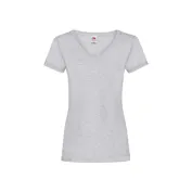 T-shirt da Lavoro Valueweight Ladies con Scollo a V Fruit Of The Loom - 613980