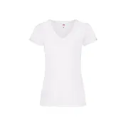 T-shirt da Lavoro Valueweight Ladies con Scollo a V Fruit Of The Loom - 613980