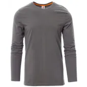 T-shirt Girocollo a Manica Lunga in Cotone Pineta - Payper