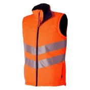Gilet trapuntato da Lavoro Alta Visibilità Multitasche Molinel Luklight 0516.9999.065