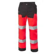 Pantalone da Lavoro con ginocchiera Alta Visibilità Multitasche Molinel Luklight 2460.2351.044