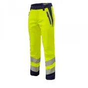 Pantalone da Lavoro Softshell Alta Visibilità Stretch Multitasche Molinel Luklight 0794.9999.065