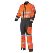 Tuta da Lavoro con doppia cerniera Alta Visibilità Multitasche Molinel Luklight 2935.2351.044