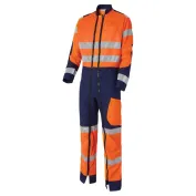 Tuta da Lavoro con doppia cerniera Alta Visibilità Multitasche Molinel Luklight 2935.2351.044