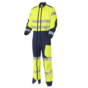 Tuta da Lavoro con doppia cerniera Alta Visibilità Multitasche Molinel Luklight 2935.2351.044