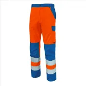 Pantalone da Lavoro Alta Visibilità Multitasche Molinel Fluopro FLUOPN72ASJ/MA