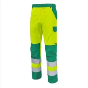Pantalone da Lavoro Alta Visibilità Multitasche Molinel Fluopro FLUOPN72ASJ/MA