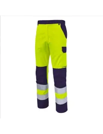 Pantalone da Lavoro Alta Visibilità Multitasche Molinel Fluopro FLUOPN72ASJ/MA