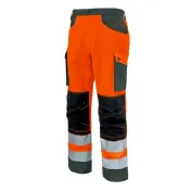 Pantalone con ginocchiere da Lavoro Alta Visibilità Multitasche Molinel Roady 12ROPNPGJF/MA