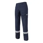 Pantalone con ginocchiere da Lavoro Multirischio Alta Visibilità Multitasche Molinel Techprotect TECHPN88BRNAV