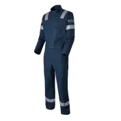 Tuta con ginocchiere da Lavoro Multirischio Alta Visibilità Multitasche Molinel Techprotect TECHCB88BRNAV