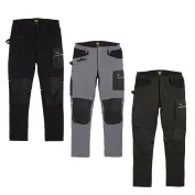 Pantaloni da lavoro Diadora Multitasche Stretch Carbon