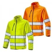 Pile da lavoro full zip alta visibilità Sweat Pile HV