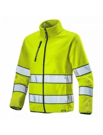 Pile da lavoro full zip alta visibilità Sweat Pile HV
