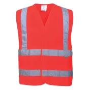 Gilet da Lavoro due bande orizzontali e verticali Portwest C470