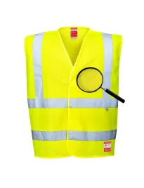 Gilet da Lavoro ignifugo - antistatico Alta Visibilita Portwest FR71