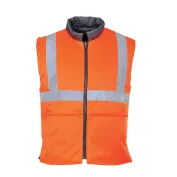 Gilet da Lavoro imbottito reversibile RIS Alta Visibilità Portwest RT44