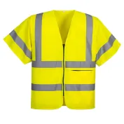 Gilet da Lavoro Mezza Manica con Chiusura Zip Portwest C372
