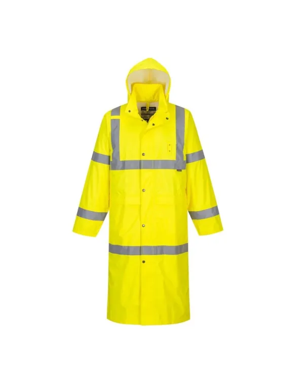 Pantaloni Da Lavoro Impermeabili Uomo - Alta Visibilità - Antipioggia E Antipolvere - Vita Elasticizzata - CE - Foto 14