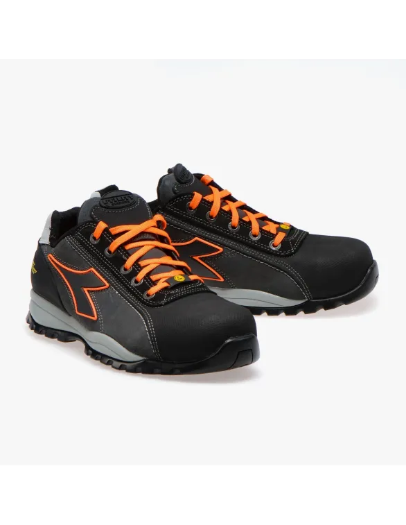 Scarpe antinfortunistiche GEOX - Diadora Glove Tech Low PRO S3 SRA HRO ESD  Antracite grey / Orange