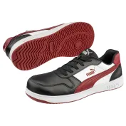 Scarpe antinfortunistiche Puma Frontcourt Black/White/Red Low S3 FO HRO ESD SRC 640200
