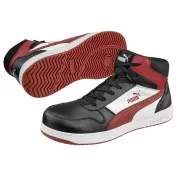 Scarpe antinfortunistiche Puma Frontcourt Black/White/Red Mid S3 FO HRO ESD SRC 630050