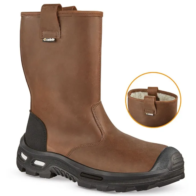 Stivali Da Lavoro Antinfortunistici In Pelle Scamosciata Con Punta In Acciaio, Suola In Gomma - SMART OUTDOORS