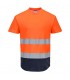 T-shirt da Lavoro Bicolore Mesh Cotton Alta Visibilità Portwest C395