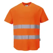T-shirt da Lavoro Mesh Cotton Comfor Alta Visibilità Portwest C394