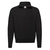 Felpa da Lavoro Fruit of The Loom con Collo a Zip con Fettuccina Classic