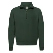 Felpa da Lavoro Fruit of The Loom con Collo a Zip con Fettuccina Classic