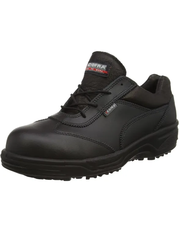 Scarpe Antinfortunistiche Beaver 210 S2 – Pelle Nera, Puntale In Acciaio, SRC – Taglia 44 EU