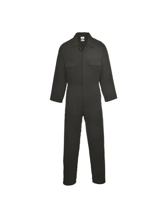 Fuori tutto Tuta da Lavoro Portwest Euro Work 100 Cotone S998 taglia M colore nero