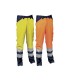 Fuori tutto - Pantaloni da Lavoro Alta Visibilità Multitasche Cofra Twinkle V331-0-02 taglia S colore giallo marine