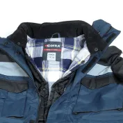 Fuori Tutto -Parka da Lavoro Multitasche Cofra Hailstorm V197-0-02 misura L navy/nero