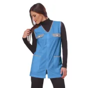 Fuori-tutto - Scamiciato da donna Melany con zip Horeca Siggi - 28SC0068/00-0001 taglia L colore azzurro