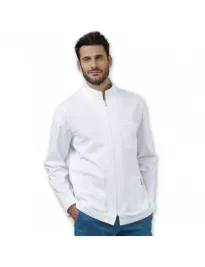 Fuori tutto - Casacca uomo con zip Julian Dr.Blue Siggi - 04CS1533/00-0757  taglia 52 colore bianco