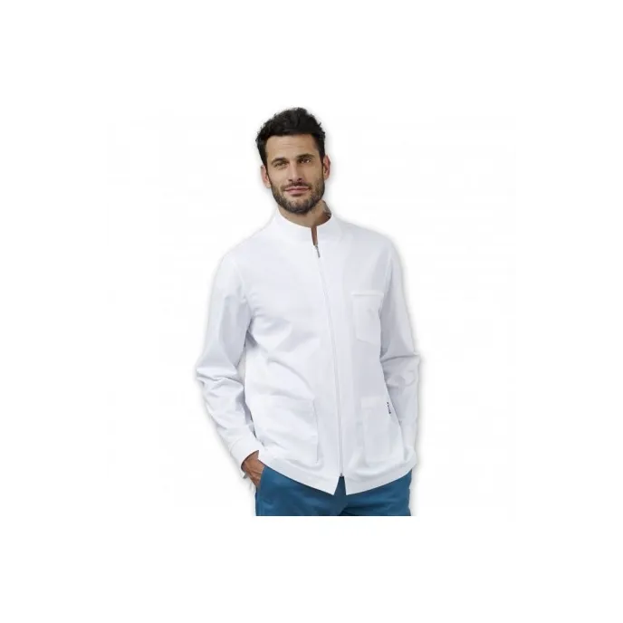 Fuori tutto - Casacca uomo con zip Julian Dr.Blue Siggi - 04CS1533/00-0757  taglia 52 colore bianco
