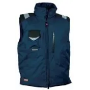 Fuori tutto-Gilet Imbottito da Lavoro Multitasche Cofra Polar V013-0-00 taglia 52 corda nero